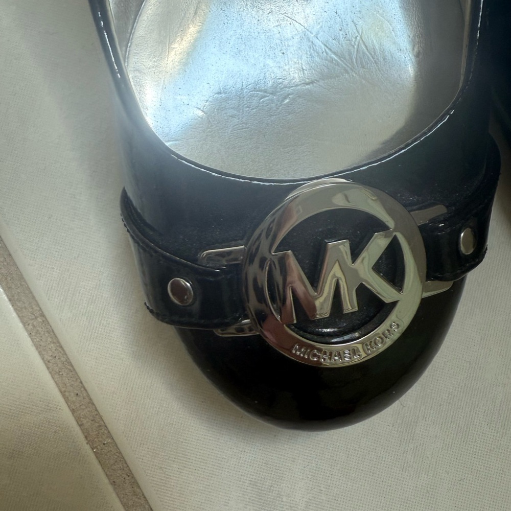Michael Kors Black Patent Leather Heels - Picture 3 of 5